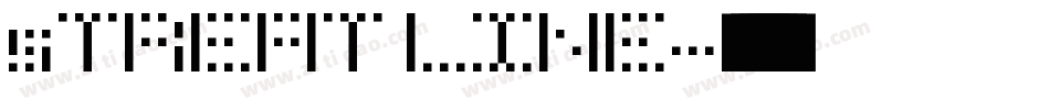 Streat line字体转换